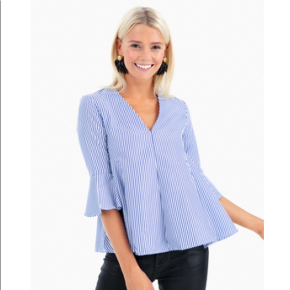 Tuckernuck Do+Be Striped Adelaide Blouse